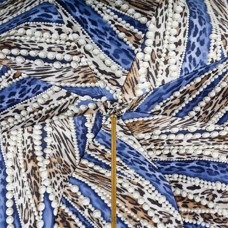 ομπρέλα | PASOTTI 189 5a003-33 u14 - φανταστική ομπρέλα με μαργαριτάρια και στάμπα τσίτα 2N6B8425 για άνδρες και γυναίκες